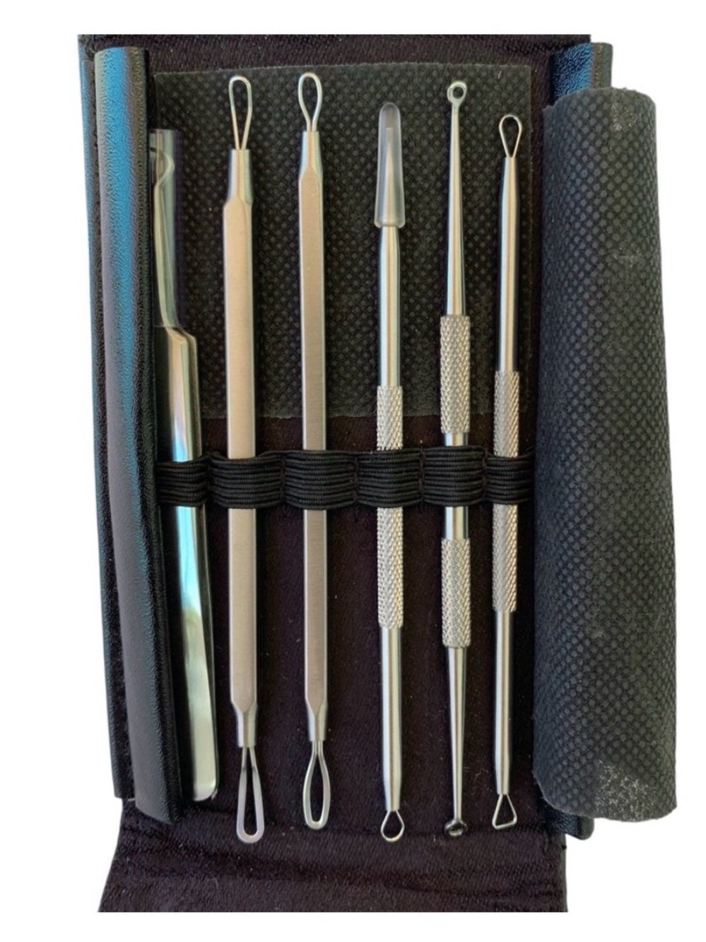 Anjou 6-Piece Stainless Steel Acne Control Skin Care Kit